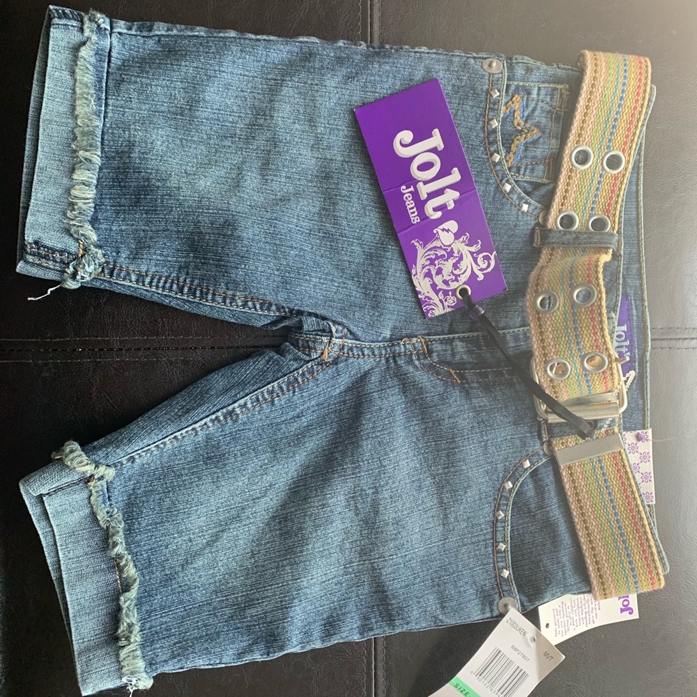 Blue jean shorts